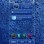 Soapy blue
